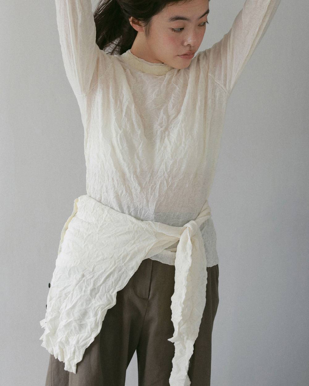 Washer Knit Cardigan Washer Knit Cardigan,ウォッシャー ニット カーディガン,62710511,カーディガン,カーデ,羽織,,ニットカーデ,ànuke,アンヌーク,lifes,ライフズ,27ss
