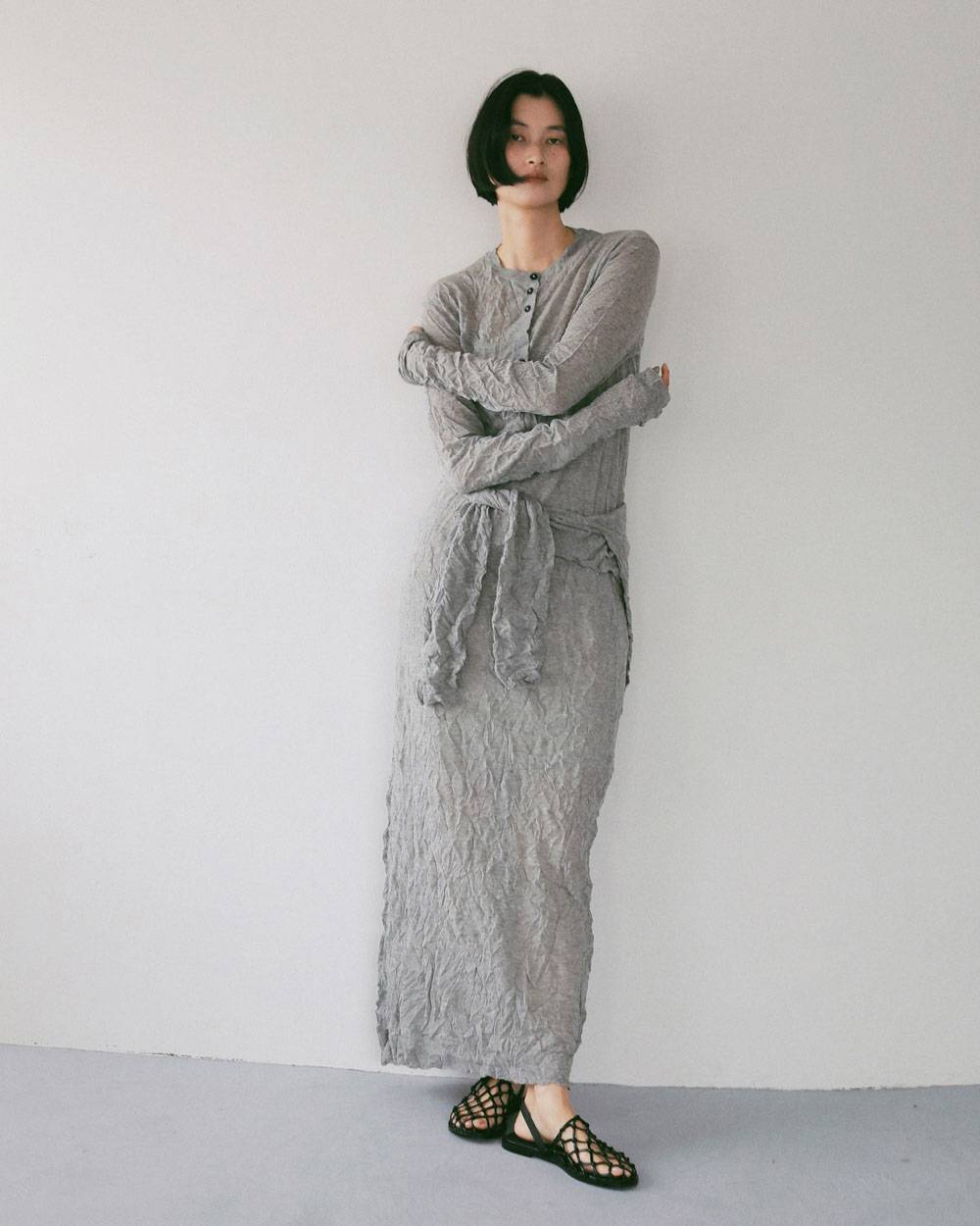 Washer Knit Cardigan Washer Knit Cardigan,ウォッシャー ニット カーディガン,62710511,カーディガン,カーデ,羽織,,ニットカーデ,ànuke,アンヌーク,lifes,ライフズ,27ss