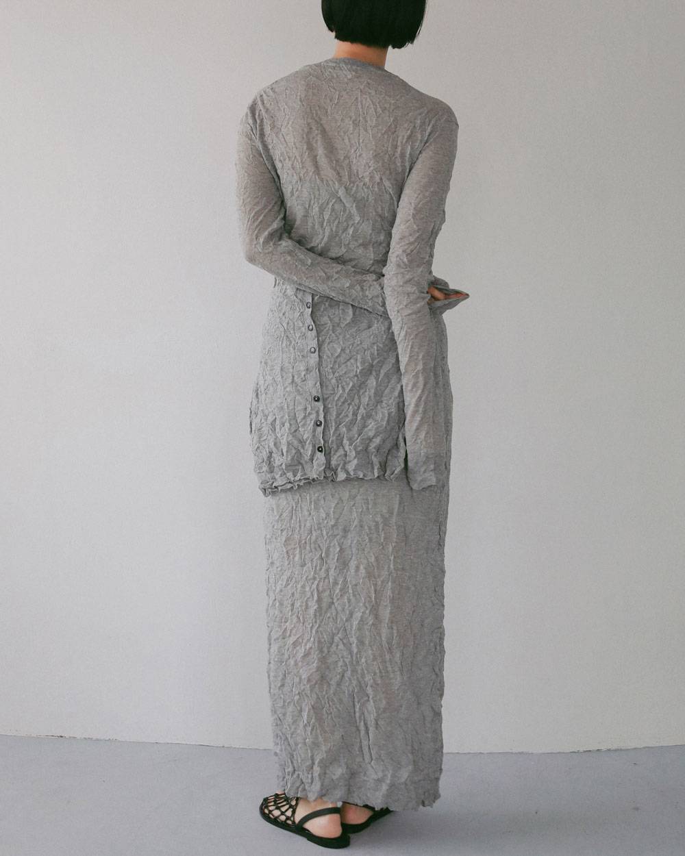 Washer Knit Cardigan Washer Knit Cardigan,ウォッシャー ニット カーディガン,62710511,カーディガン,カーデ,羽織,,ニットカーデ,ànuke,アンヌーク,lifes,ライフズ,27ss