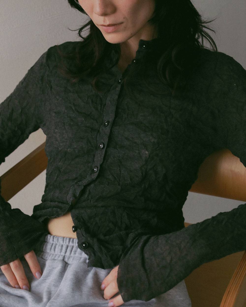 Washer Knit Cardigan Washer Knit Cardigan,ウォッシャー ニット カーディガン,62710511,カーディガン,カーデ,羽織,,ニットカーデ,ànuke,アンヌーク,lifes,ライフズ,27ss