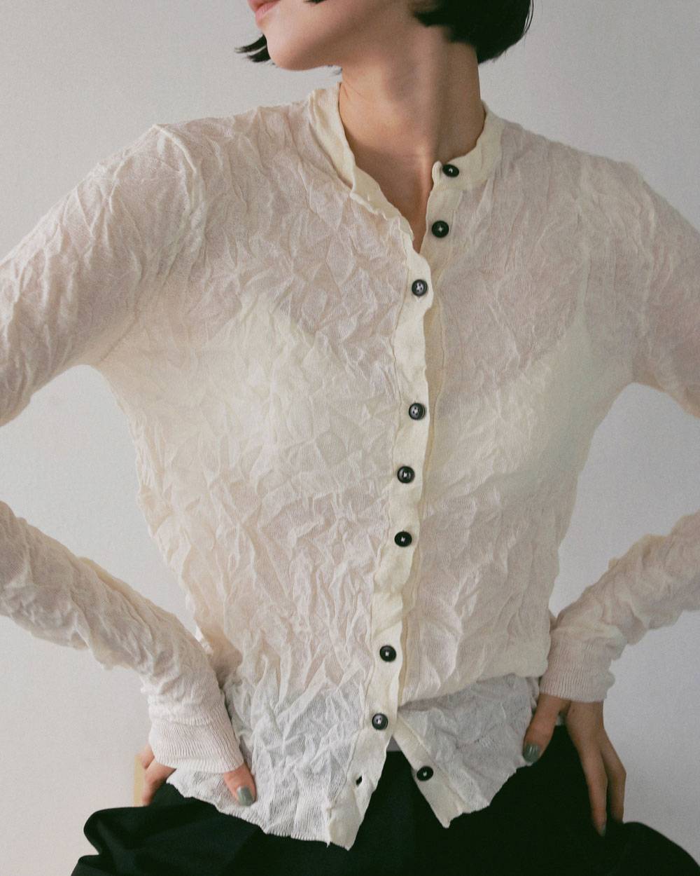 Washer Knit Cardigan Washer Knit Cardigan,ウォッシャー ニット カーディガン,62710511,カーディガン,カーデ,羽織,,ニットカーデ,ànuke,アンヌーク,lifes,ライフズ,27ss