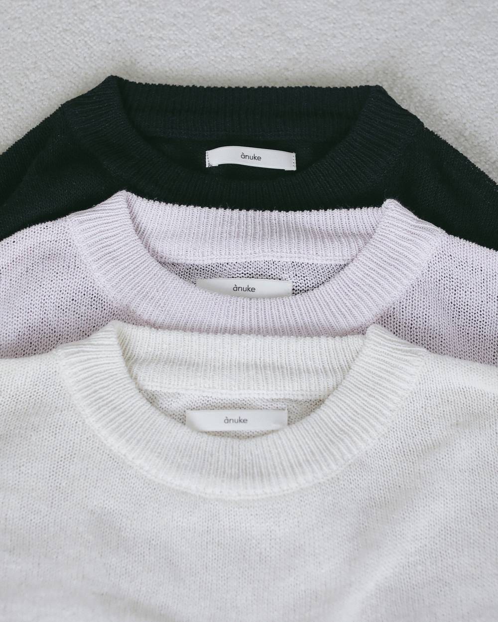Cottonlinen Loose Knit Cottonlinen Loose Knit,コットンリネン ルーズ ニット,62710513,ニット,トップス,ルーズニット,オーバーサイズ,ànuke,アンヌーク,lifes,ライフズ,27ss