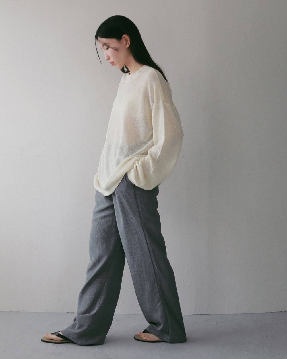Cottonlinen Loose Knit Cottonlinen Loose Knit,コットンリネン ルーズ ニット,62710513,ニット,トップス,ルーズニット,オーバーサイズ,ànuke,アンヌーク,lifes,ライフズ,27ss