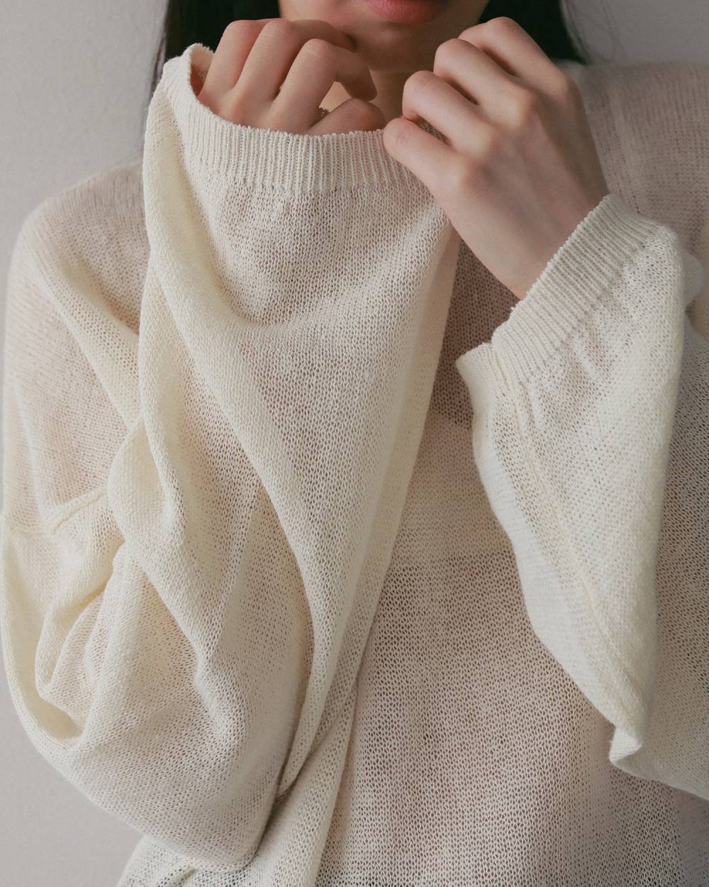 Cottonlinen Loose Knit Cottonlinen Loose Knit,コットンリネン ルーズ ニット,62710513,ニット,トップス,ルーズニット,オーバーサイズ,ànuke,アンヌーク,lifes,ライフズ,27ss