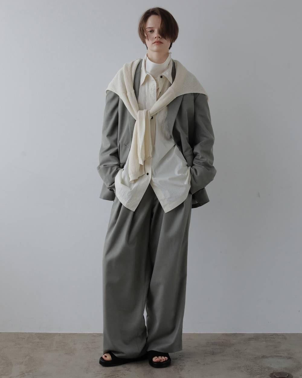 Cottonlinen Loose Knit Cottonlinen Loose Knit,コットンリネン ルーズ ニット,62710513,ニット,トップス,ルーズニット,オーバーサイズ,ànuke,アンヌーク,lifes,ライフズ,27ss