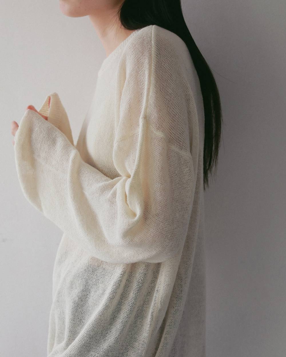 Cottonlinen Loose Knit Cottonlinen Loose Knit,コットンリネン ルーズ ニット,62710513,ニット,トップス,ルーズニット,オーバーサイズ,ànuke,アンヌーク,lifes,ライフズ,27ss