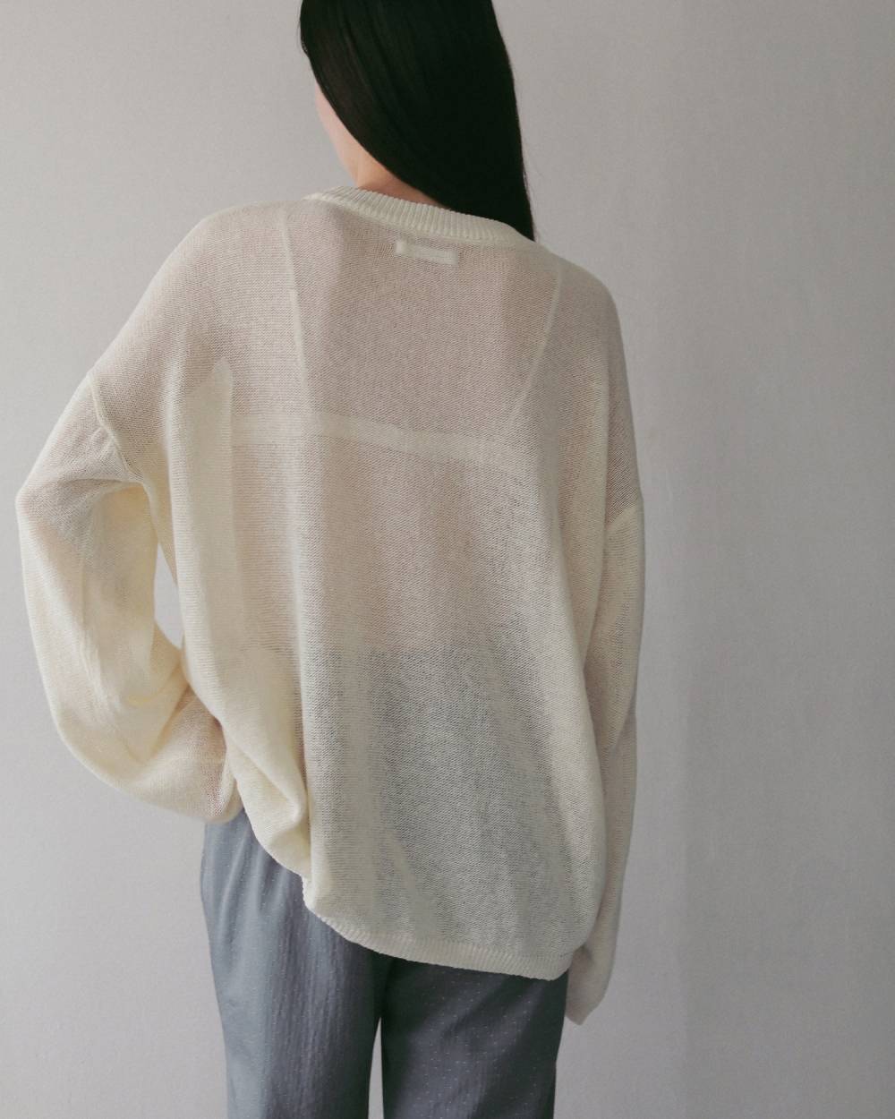 Cottonlinen Loose Knit Cottonlinen Loose Knit,コットンリネン ルーズ ニット,62710513,ニット,トップス,ルーズニット,オーバーサイズ,ànuke,アンヌーク,lifes,ライフズ,27ss