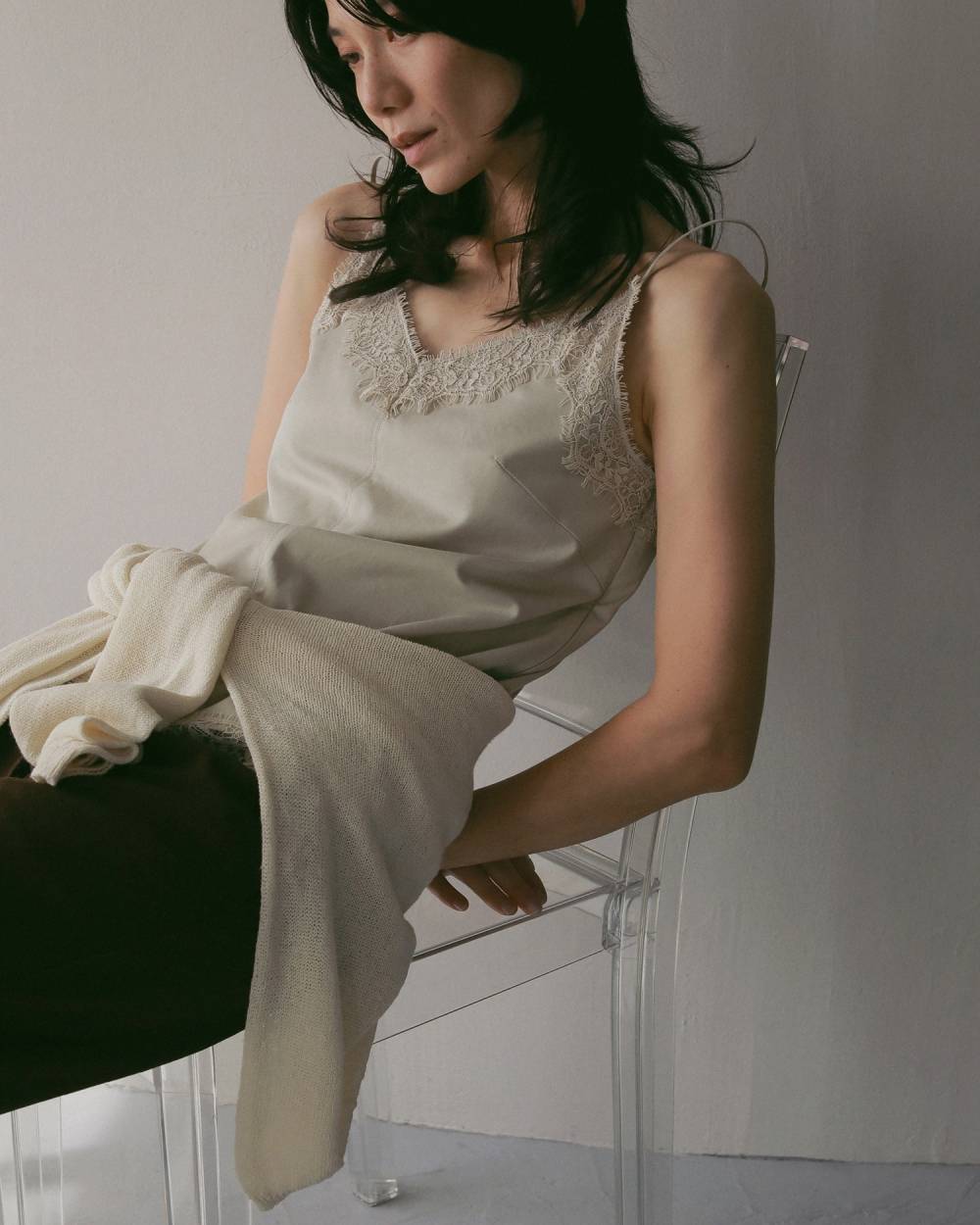 Cottonlinen Loose Knit Cottonlinen Loose Knit,コットンリネン ルーズ ニット,62710513,ニット,トップス,ルーズニット,オーバーサイズ,ànuke,アンヌーク,lifes,ライフズ,27ss