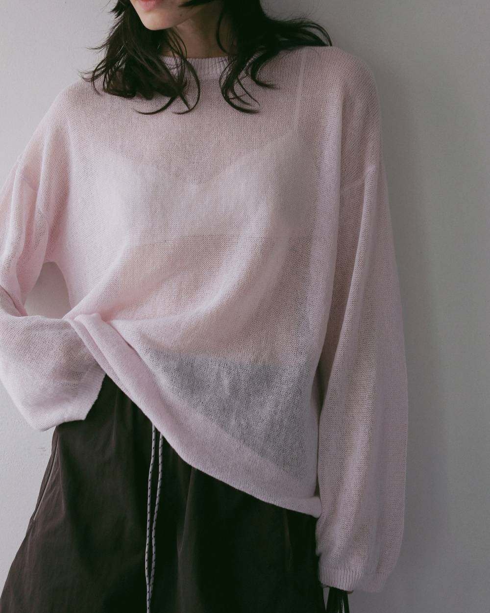 Cottonlinen Loose Knit Cottonlinen Loose Knit,コットンリネン ルーズ ニット,62710513,ニット,トップス,ルーズニット,オーバーサイズ,ànuke,アンヌーク,lifes,ライフズ,27ss