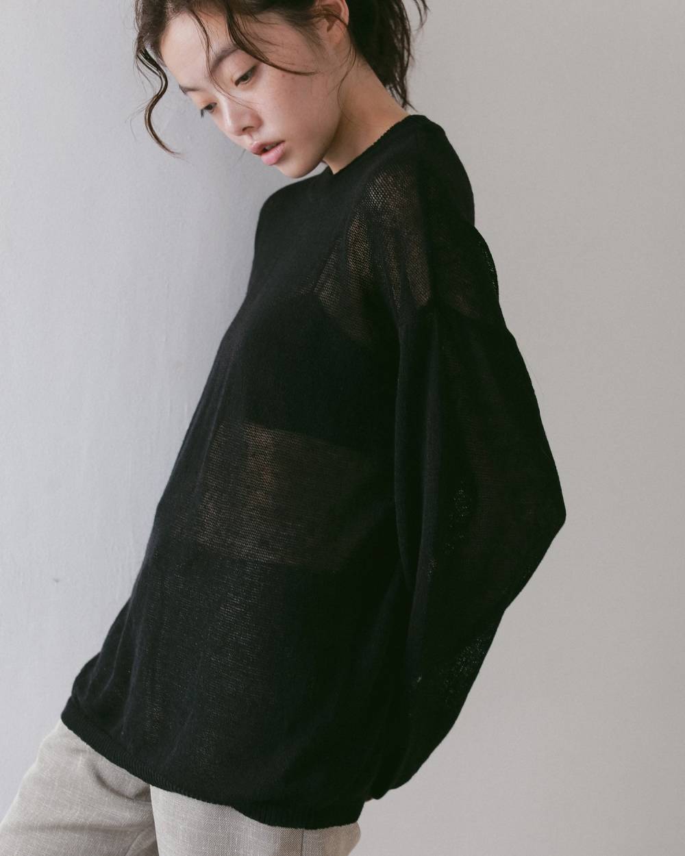 Cottonlinen Loose Knit Cottonlinen Loose Knit,コットンリネン ルーズ ニット,62710513,ニット,トップス,ルーズニット,オーバーサイズ,ànuke,アンヌーク,lifes,ライフズ,27ss