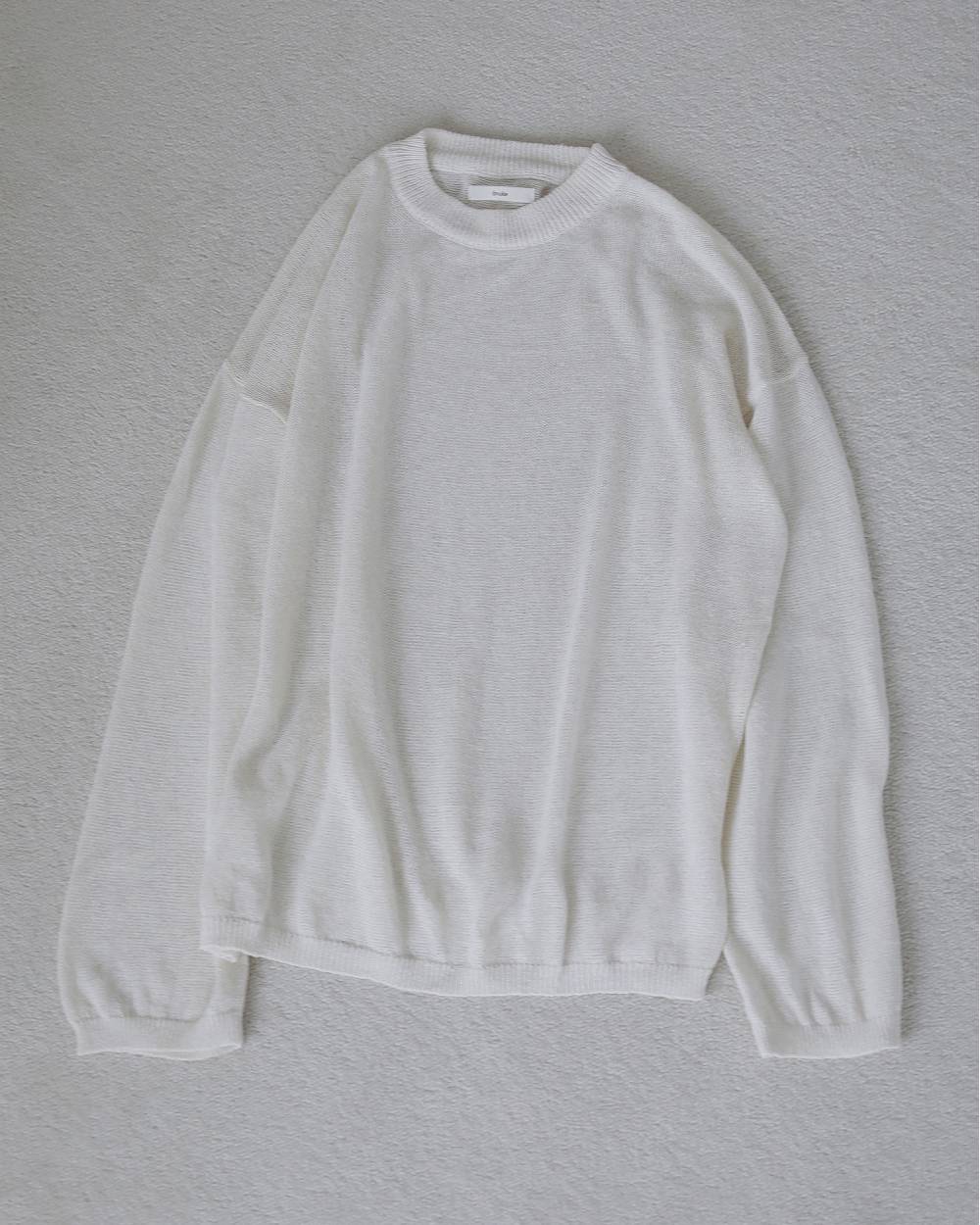 Cottonlinen Loose Knit Cottonlinen Loose Knit,コットンリネン ルーズ ニット,62710513,ニット,トップス,ルーズニット,オーバーサイズ,ànuke,アンヌーク,lifes,ライフズ,27ss