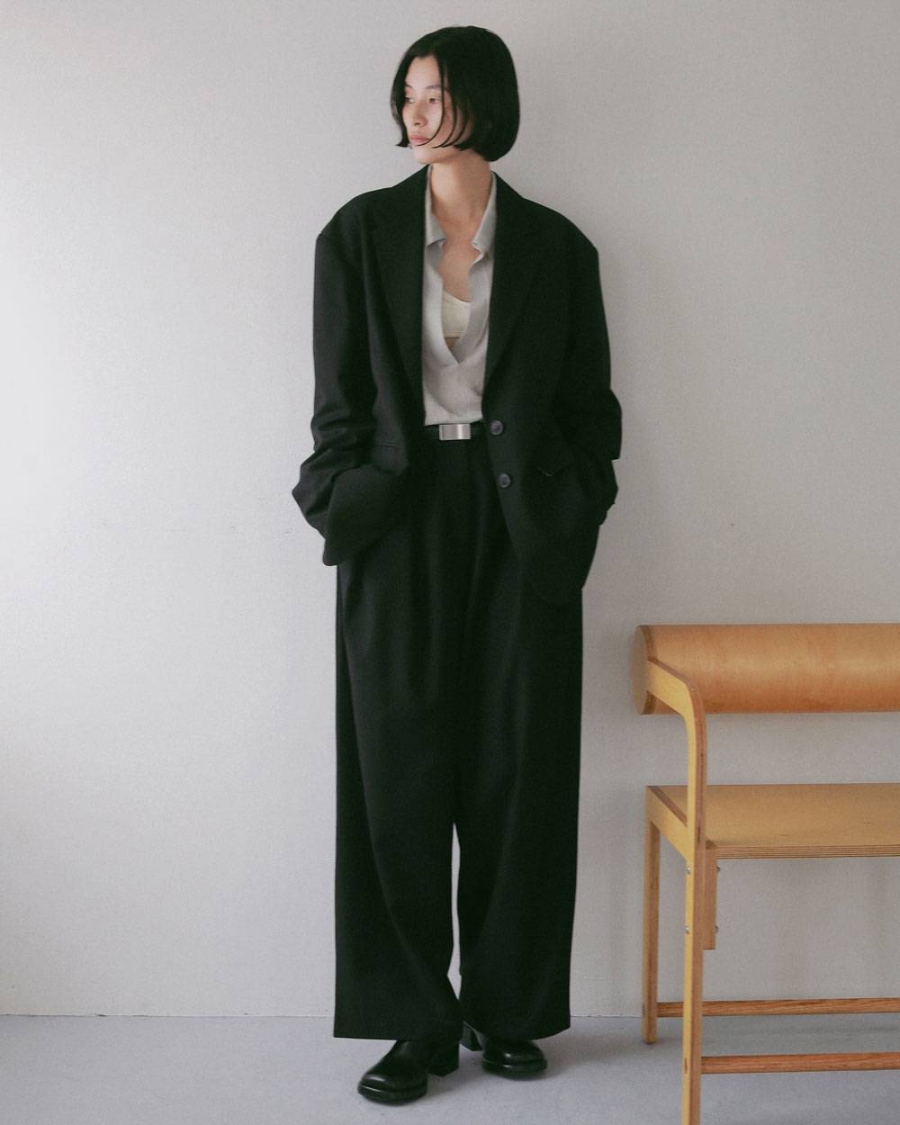 Sheer Skipper Knit Sheer Skipper Knit,シアー スキッパー ニット,62710524,ニット,トップス,ニットトップス,ànuke,アンヌーク,lifes,ライフズ,27ss