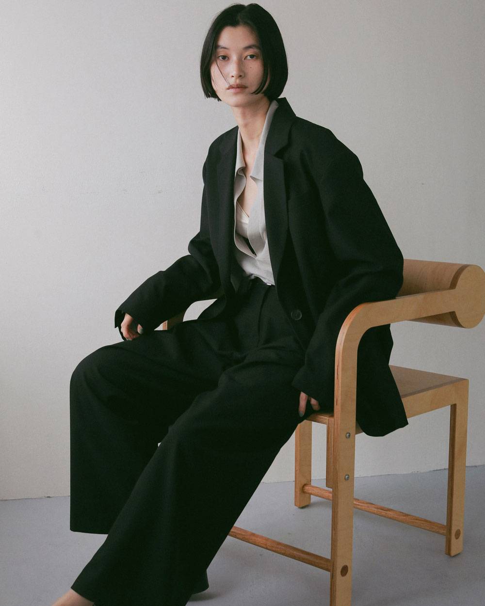 Sheer Skipper Knit Sheer Skipper Knit,シアー スキッパー ニット,62710524,ニット,トップス,ニットトップス,ànuke,アンヌーク,lifes,ライフズ,27ss
