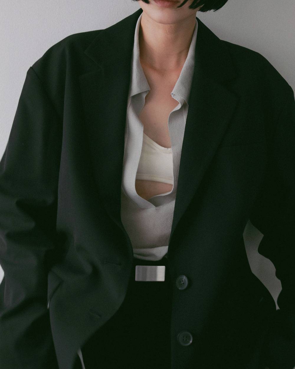 Sheer Skipper Knit Sheer Skipper Knit,シアー スキッパー ニット,62710524,ニット,トップス,ニットトップス,ànuke,アンヌーク,lifes,ライフズ,27ss
