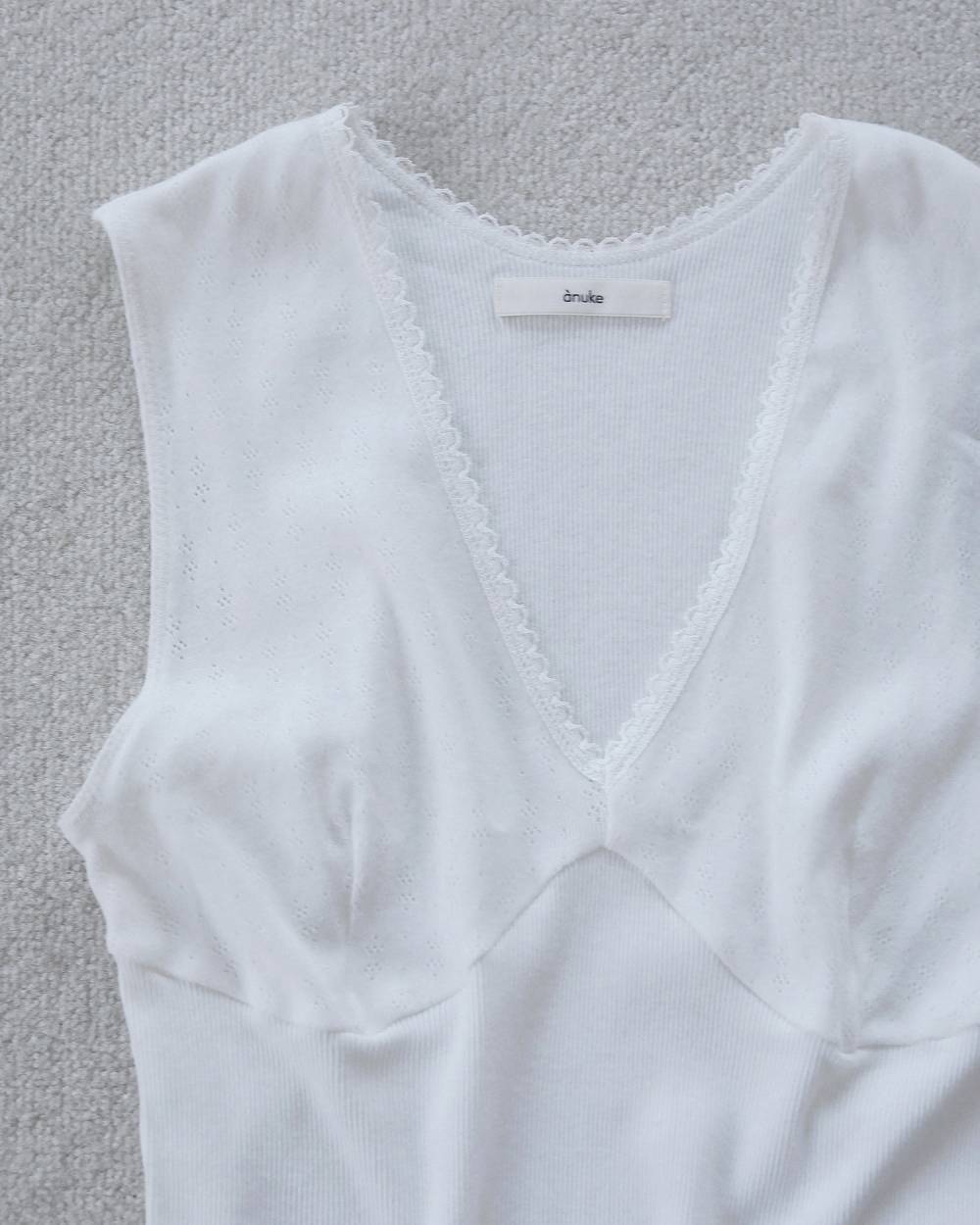 Vintage Patternmesh Tanktop Vintage Patternmesh Tanktop,ヴィンテージ パターンメッシュ タンクトップ,62710614,トップス,タンクトップ,タンク,ノースリーブ,ノースリ,ànuke,アンヌーク,lifes,ライフズ,27ss