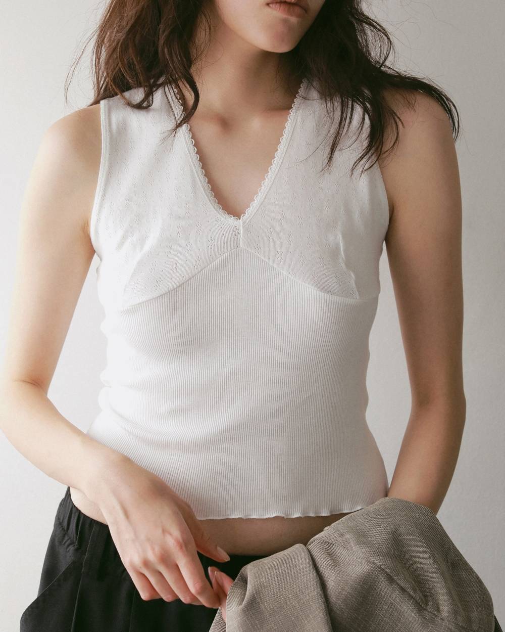 Vintage Patternmesh Tanktop Vintage Patternmesh Tanktop,ヴィンテージ パターンメッシュ タンクトップ,62710614,トップス,タンクトップ,タンク,ノースリーブ,ノースリ,ànuke,アンヌーク,lifes,ライフズ,27ss