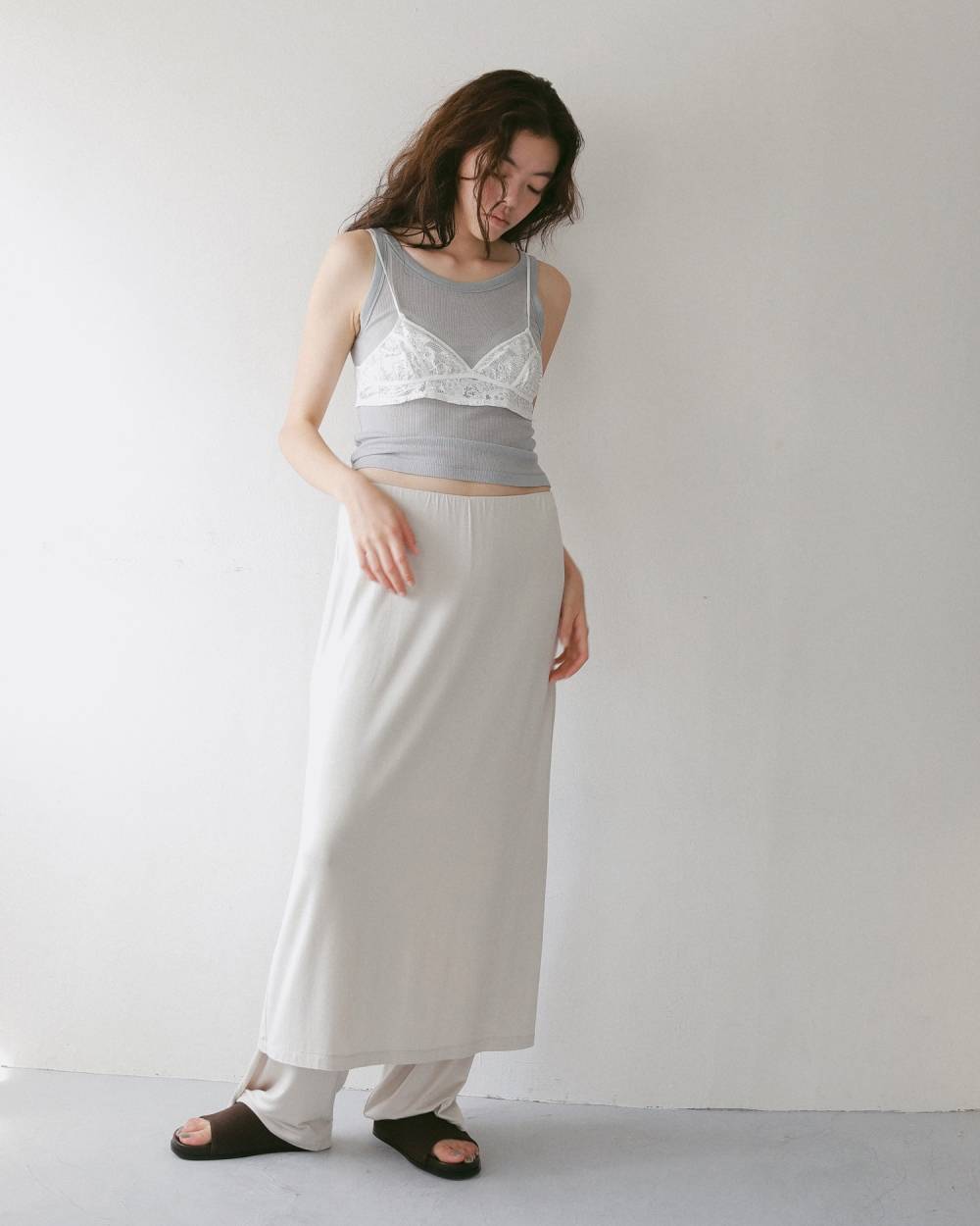 Wool Rib Tanktop Wool Rib Tanktop,ウール リブ タンクトップ,62710620,トップス,タンクトップ,タンク,ウール,ànuke,アンヌーク,lifes,ライフズ,27ss