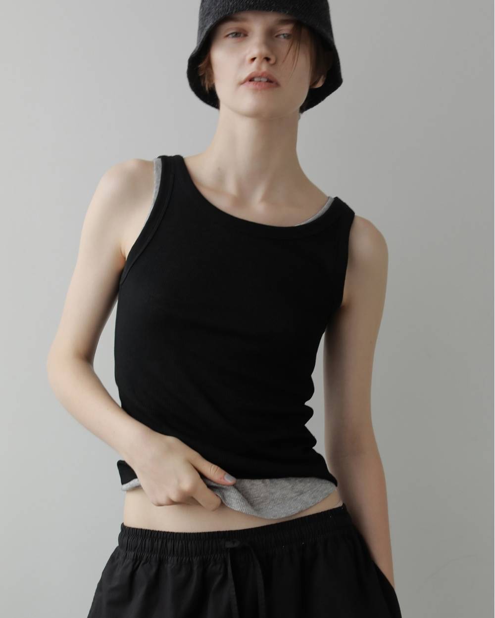 Wool Rib Tanktop Wool Rib Tanktop,ウール リブ タンクトップ,62710620,トップス,タンクトップ,タンク,ウール,ànuke,アンヌーク,lifes,ライフズ,27ss