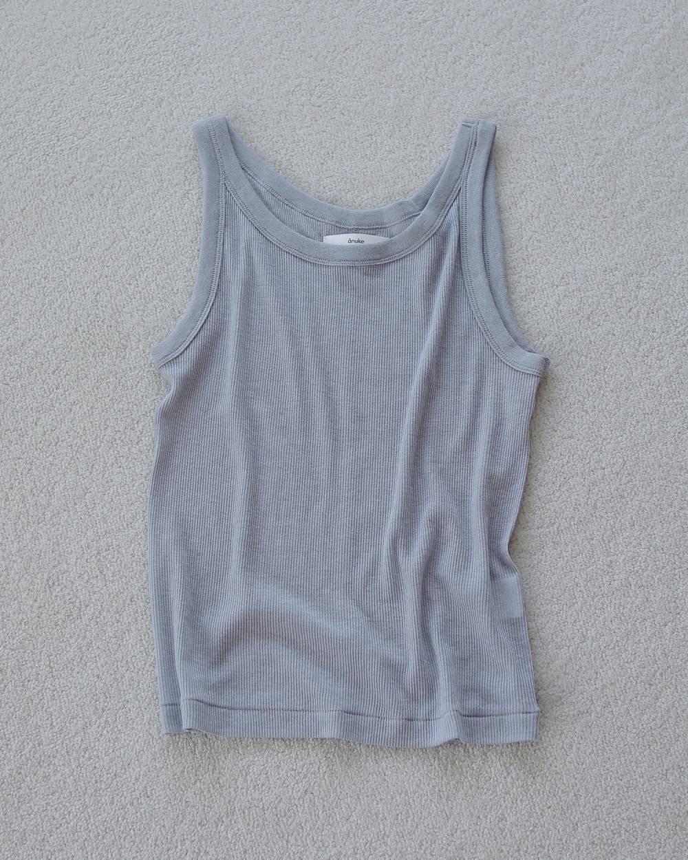 Wool Rib Tanktop Wool Rib Tanktop,ウール リブ タンクトップ,62710620,トップス,タンクトップ,タンク,ウール,ànuke,アンヌーク,lifes,ライフズ,27ss