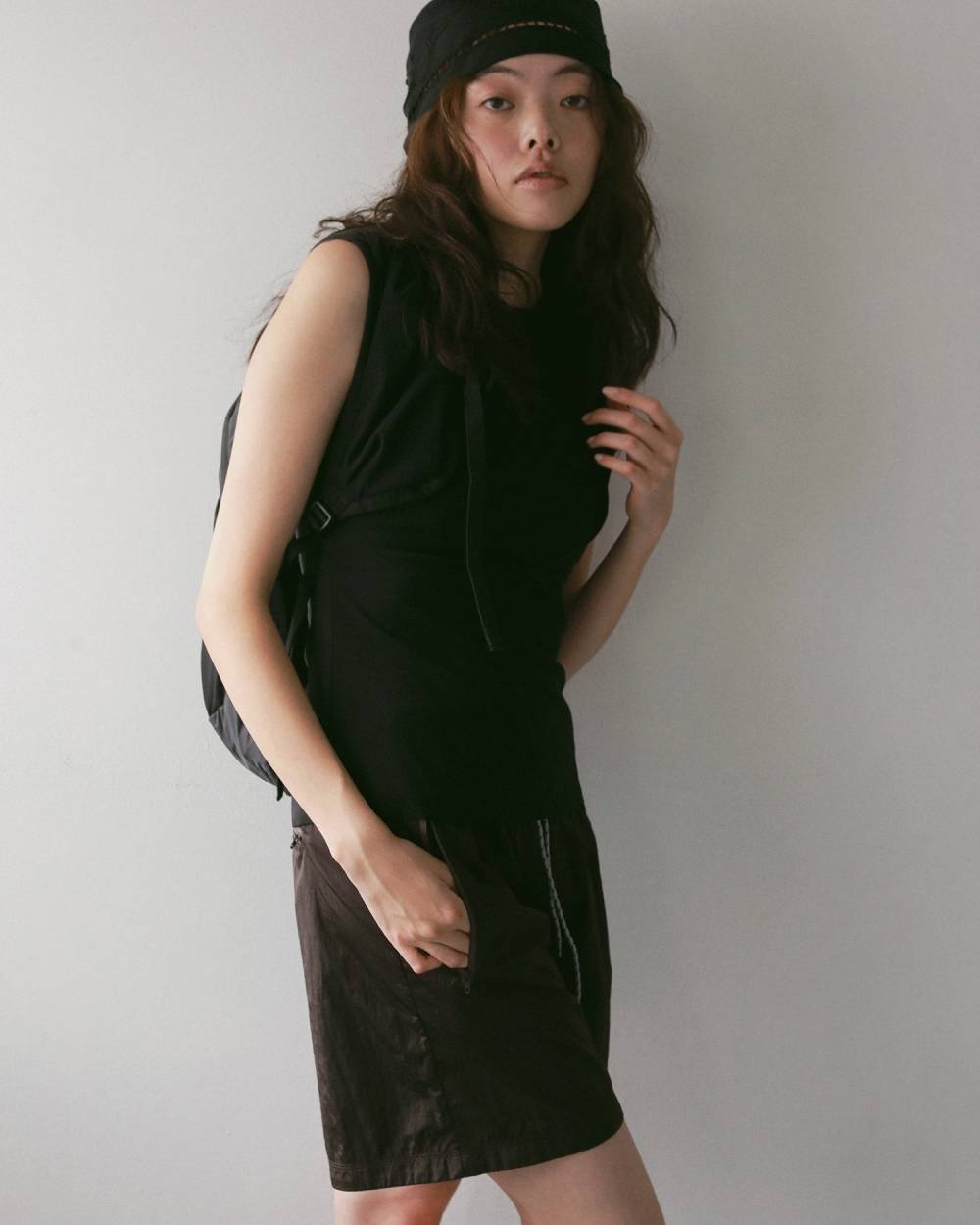 Sleeveless Georgette Tanktop Sleeveless Georgette Tanktop,スリーブレス ジョーゼット タンクトップ,62710621,トップス,タンクトップ,タンク,ノースリーブ,ノースリ,ànuke,アンヌーク,lifes,ライフズ,27ss