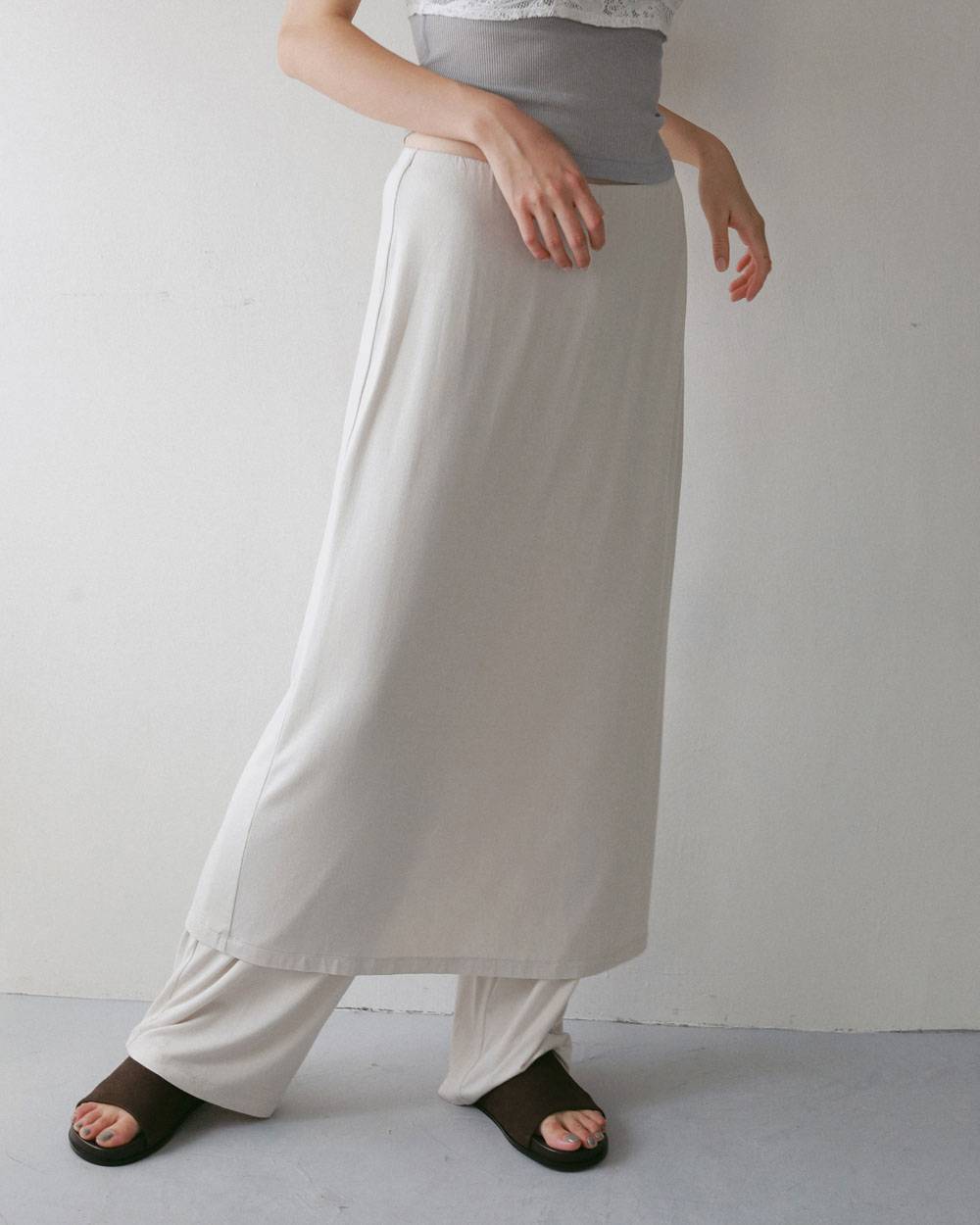 Layered Rough Pants Layered Rough Pants,レイヤード ラフ パンツ,62710704,ボトム,パンツ,ànuke,アンヌーク,lifes,ライフズ,27ss