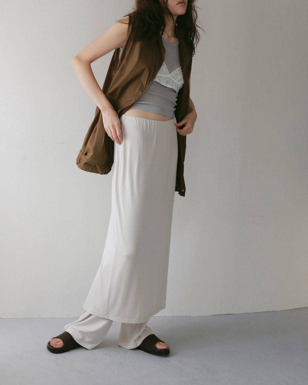 Layered Rough Pants Layered Rough Pants,レイヤード ラフ パンツ,62710704,ボトム,パンツ,ànuke,アンヌーク,lifes,ライフズ,27ss