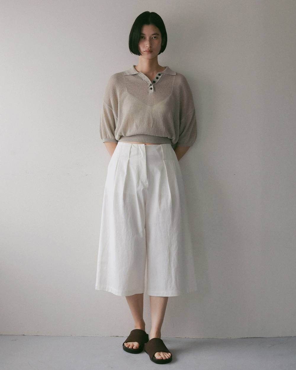 Tuck Bermuda Pants Tuck Bermuda Pants,タック バミューダ パンツ,62710705,ボトム,パンツ,バミューダパンツ,ànuke,アンヌーク,lifes,ライフズ,27ss