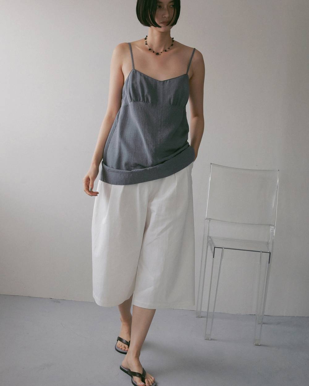 Tuck Bermuda Pants Tuck Bermuda Pants,タック バミューダ パンツ,62710705,ボトム,パンツ,バミューダパンツ,ànuke,アンヌーク,lifes,ライフズ,27ss