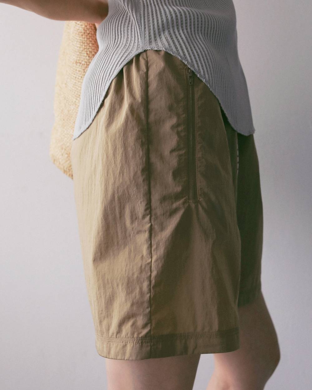 Nylon Half Pants Nylon Half Pants,ナイロン ハーフ パンツ,62710706,パンツ,PT,ボトム,ハーフパンツ,短パン,ショーパン,ショートパンツ,撥水加工,ナイロン,ànuke,アンヌーク,lifes,ライフズ,27ss