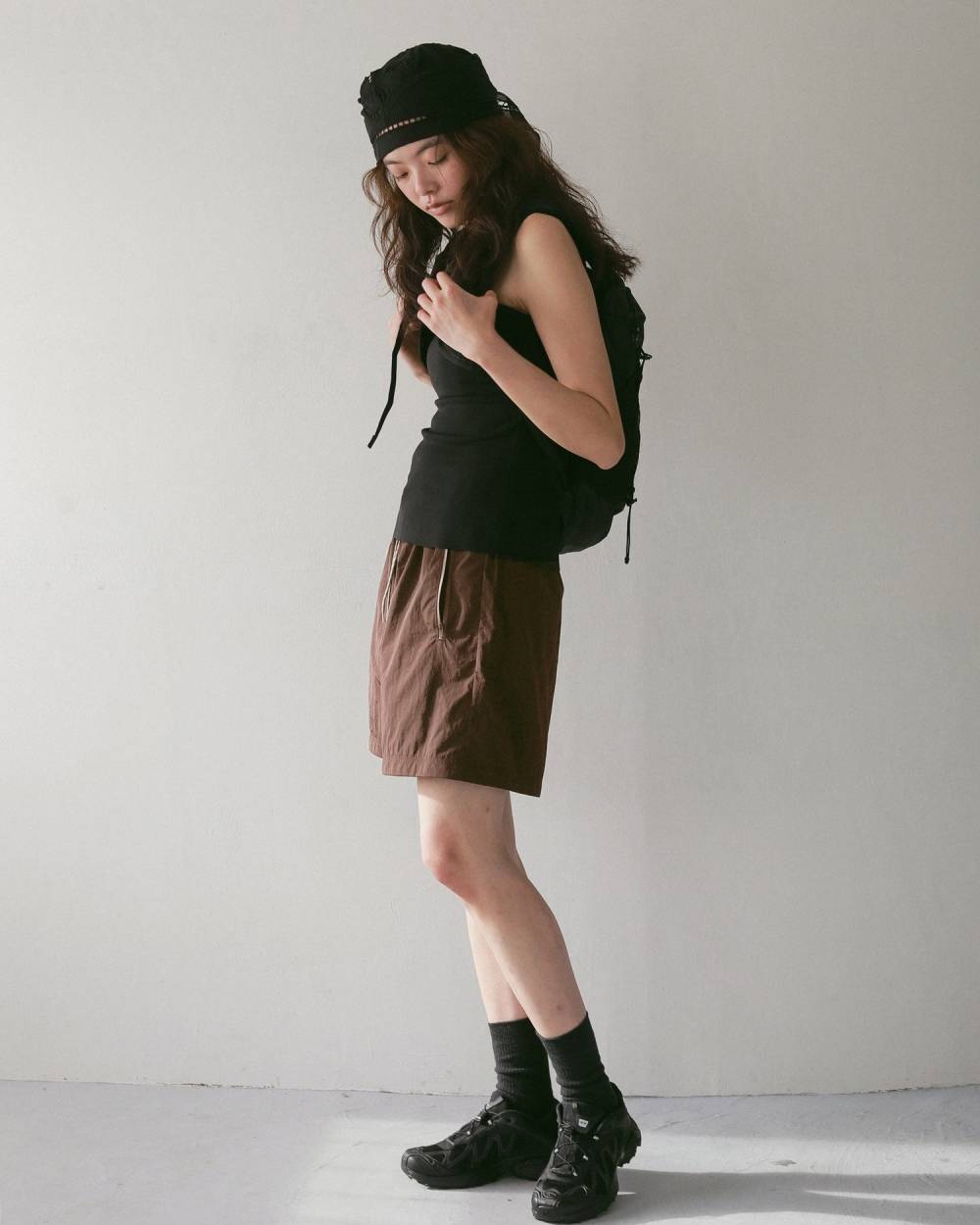 Nylon Half Pants Nylon Half Pants,ナイロン ハーフ パンツ,62710706,パンツ,PT,ボトム,ハーフパンツ,短パン,ショーパン,ショートパンツ,撥水加工,ナイロン,ànuke,アンヌーク,lifes,ライフズ,27ss