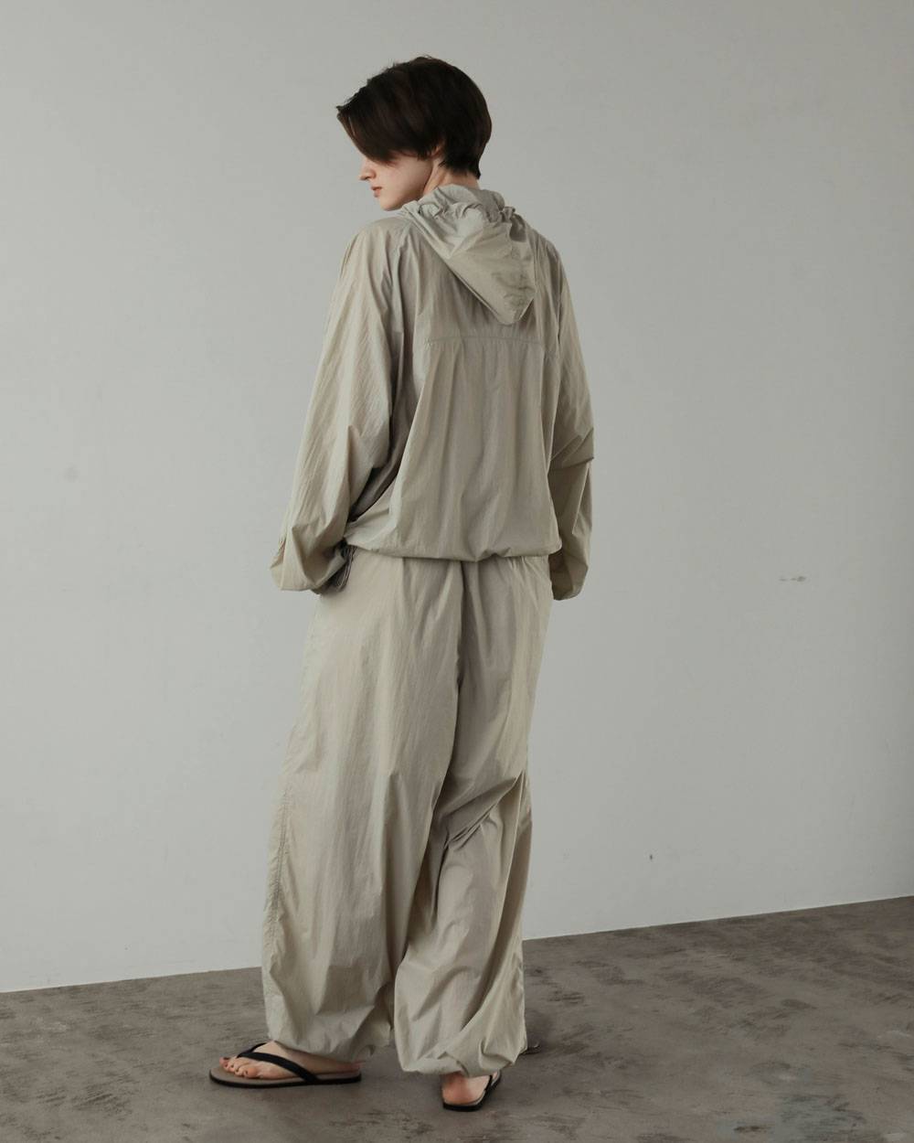 Sheer Nylon Pants Sheer Nylon Pants,シアー ナイロン パンツ,62710708,ボトム,パンツ,ナイロン素材,ànuke,アンヌーク,lifes,ライフズ,27ss