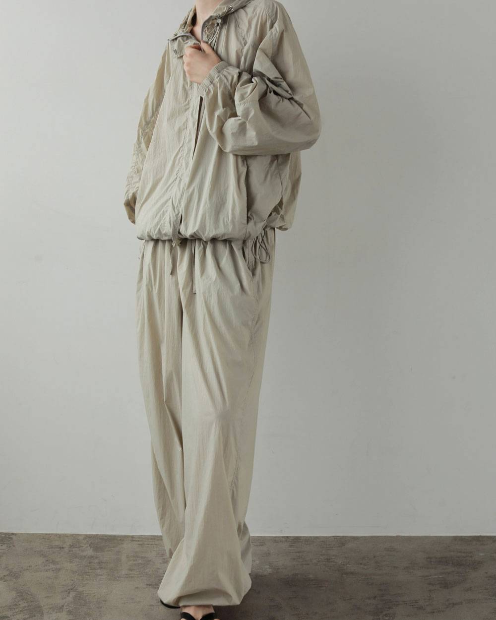 Sheer Nylon Pants Sheer Nylon Pants,シアー ナイロン パンツ,62710708,ボトム,パンツ,ナイロン素材,ànuke,アンヌーク,lifes,ライフズ,27ss