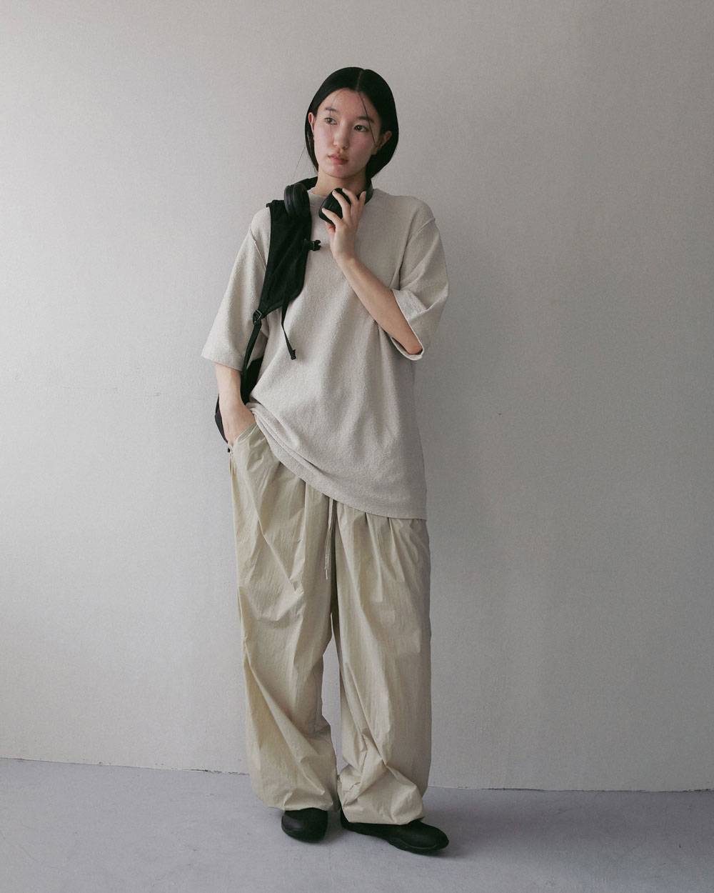 Sheer Nylon Pants Sheer Nylon Pants,シアー ナイロン パンツ,62710708,ボトム,パンツ,ナイロン素材,ànuke,アンヌーク,lifes,ライフズ,27ss