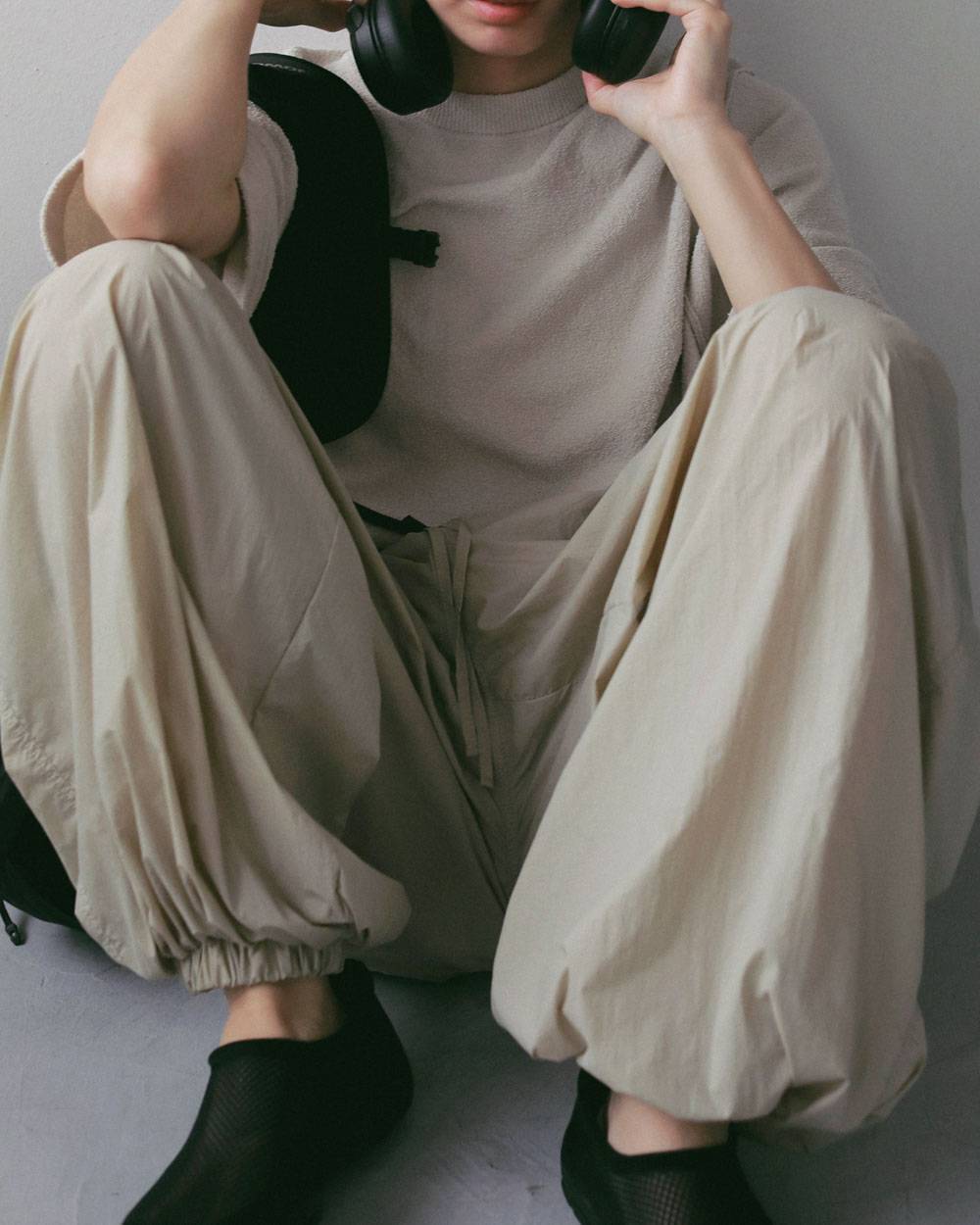 Sheer Nylon Pants Sheer Nylon Pants,シアー ナイロン パンツ,62710708,ボトム,パンツ,ナイロン素材,ànuke,アンヌーク,lifes,ライフズ,27ss
