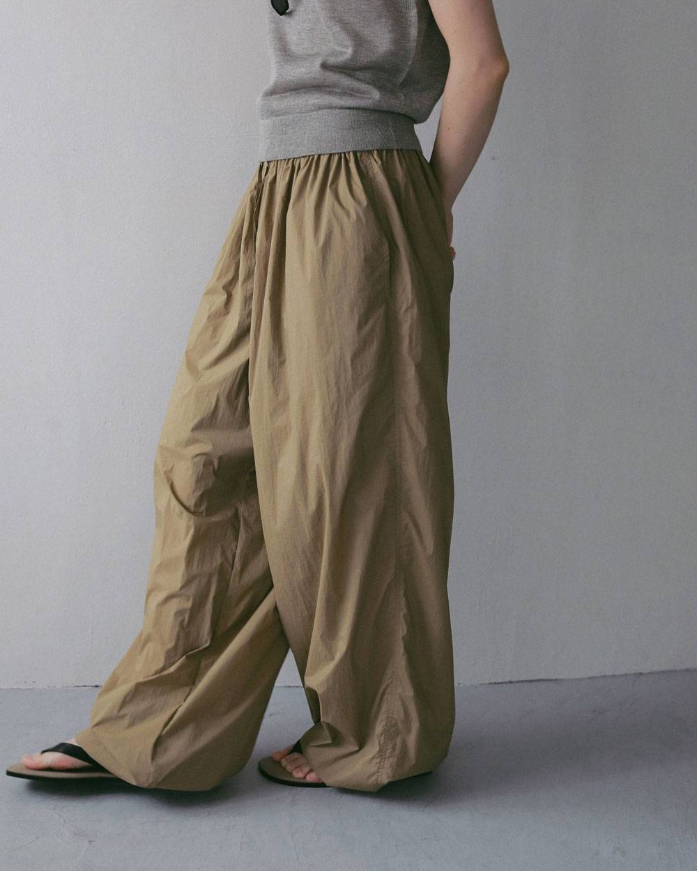Sheer Nylon Pants Sheer Nylon Pants,シアー ナイロン パンツ,62710708,ボトム,パンツ,ナイロン素材,ànuke,アンヌーク,lifes,ライフズ,27ss