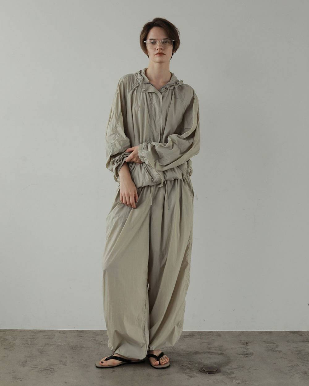 Sheer Nylon Pants Sheer Nylon Pants,シアー ナイロン パンツ,62710708,ボトム,パンツ,ナイロン素材,ànuke,アンヌーク,lifes,ライフズ,27ss