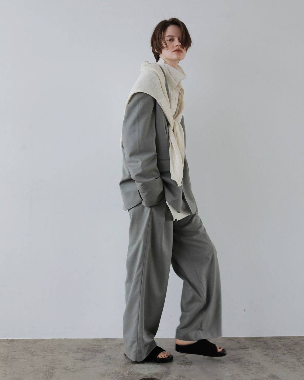 Twill Tuck Widepants Twill Tuck Widepants,ツイル タック ワイドパンツ,62710712,ボトム,パンツ,ワイドパンツ,ànuke,アンヌーク,lifes,ライフズ,27ss