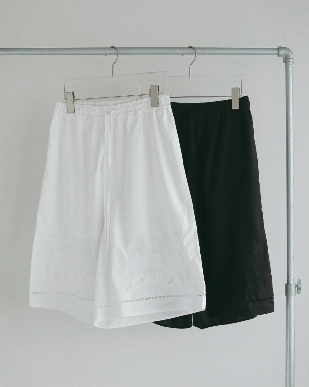 Embroidery Half Pants Embroidery Half Pants,エンブロイダリー ハーフ パンツ,62710715,ボトム,パンツ,ハーフパンツ,半パン,短パン,ショートパンツ,インド製,刺繍,ànuke,アンヌーク,lifes,ライフズ,27ss