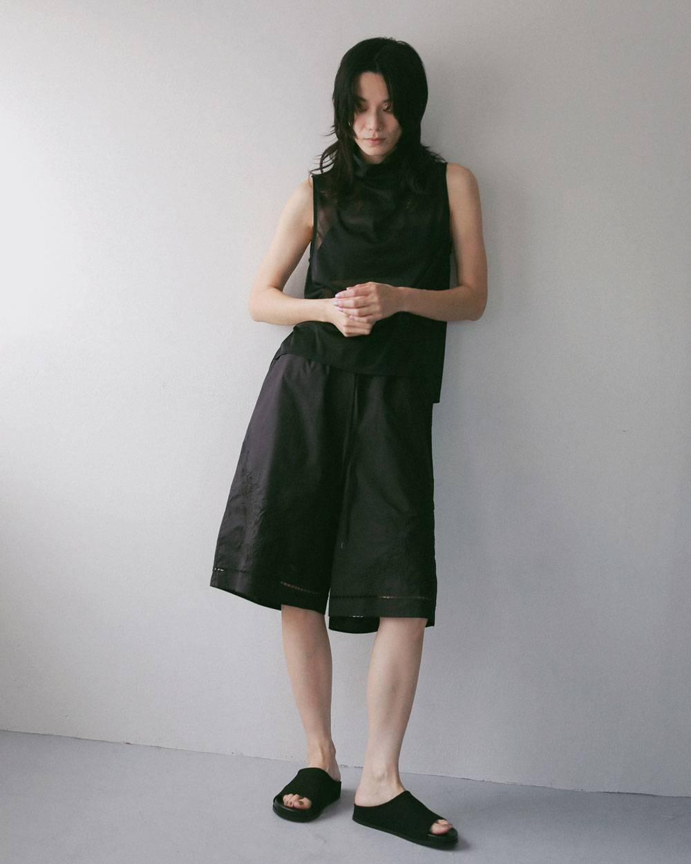 Embroidery Half Pants Embroidery Half Pants,エンブロイダリー ハーフ パンツ,62710715,ボトム,パンツ,ハーフパンツ,半パン,短パン,ショートパンツ,インド製,刺繍,ànuke,アンヌーク,lifes,ライフズ,27ss
