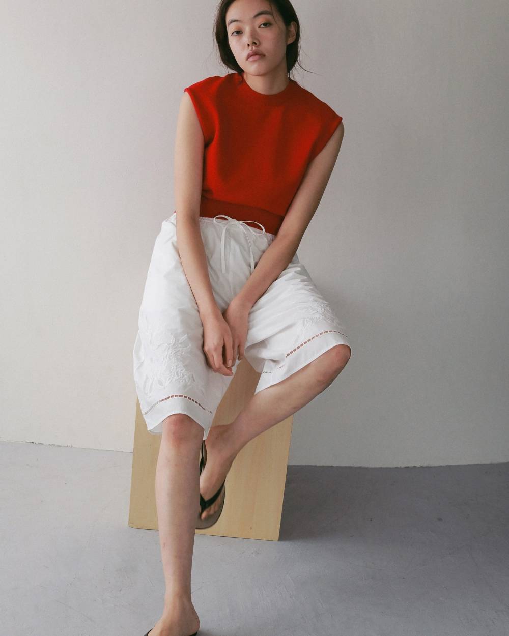 Embroidery Half Pants Embroidery Half Pants,エンブロイダリー ハーフ パンツ,62710715,ボトム,パンツ,ハーフパンツ,半パン,短パン,ショートパンツ,インド製,刺繍,ànuke,アンヌーク,lifes,ライフズ,27ss