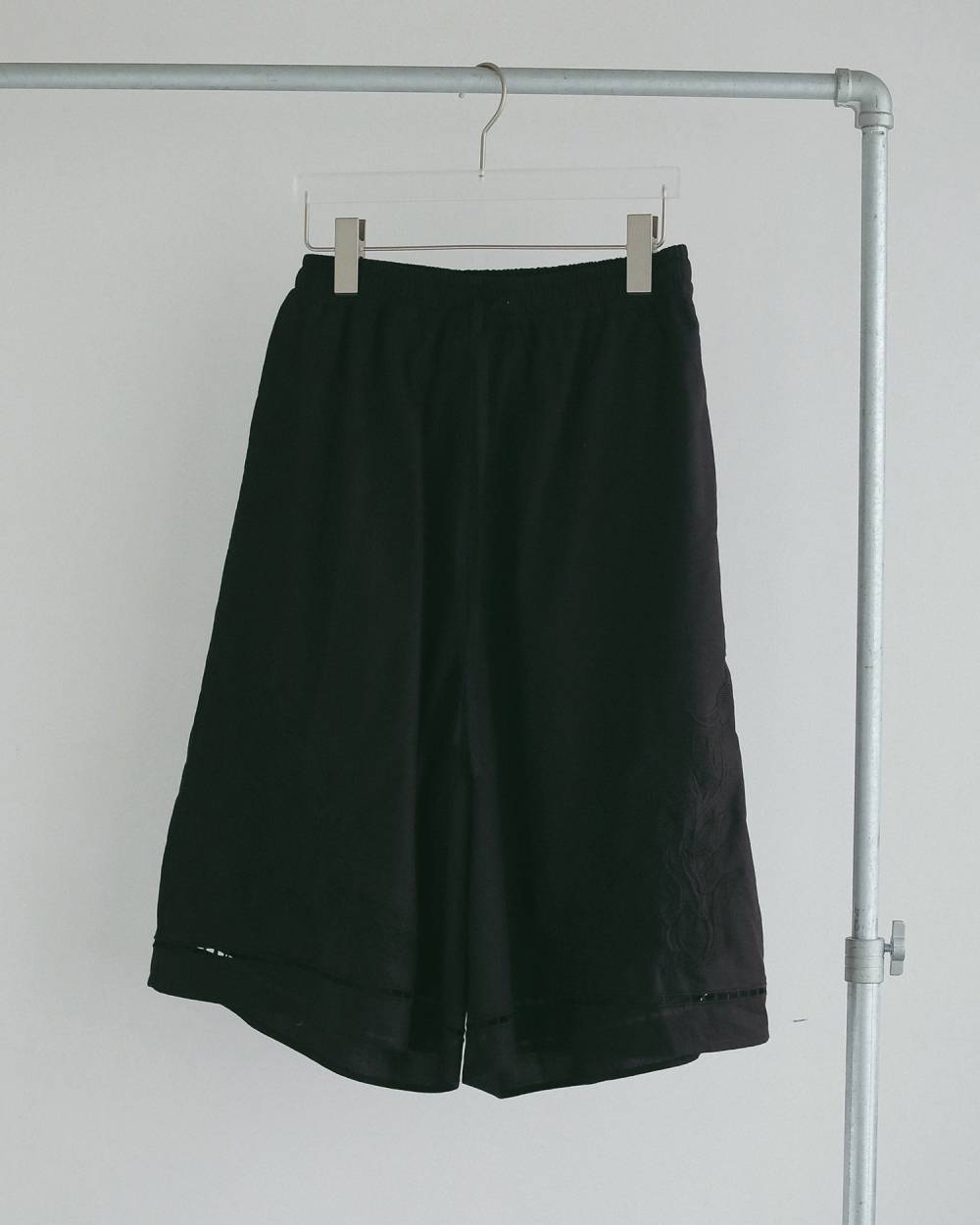 Embroidery Half Pants Embroidery Half Pants,エンブロイダリー ハーフ パンツ,62710715,ボトム,パンツ,ハーフパンツ,半パン,短パン,ショートパンツ,インド製,刺繍,ànuke,アンヌーク,lifes,ライフズ,27ss