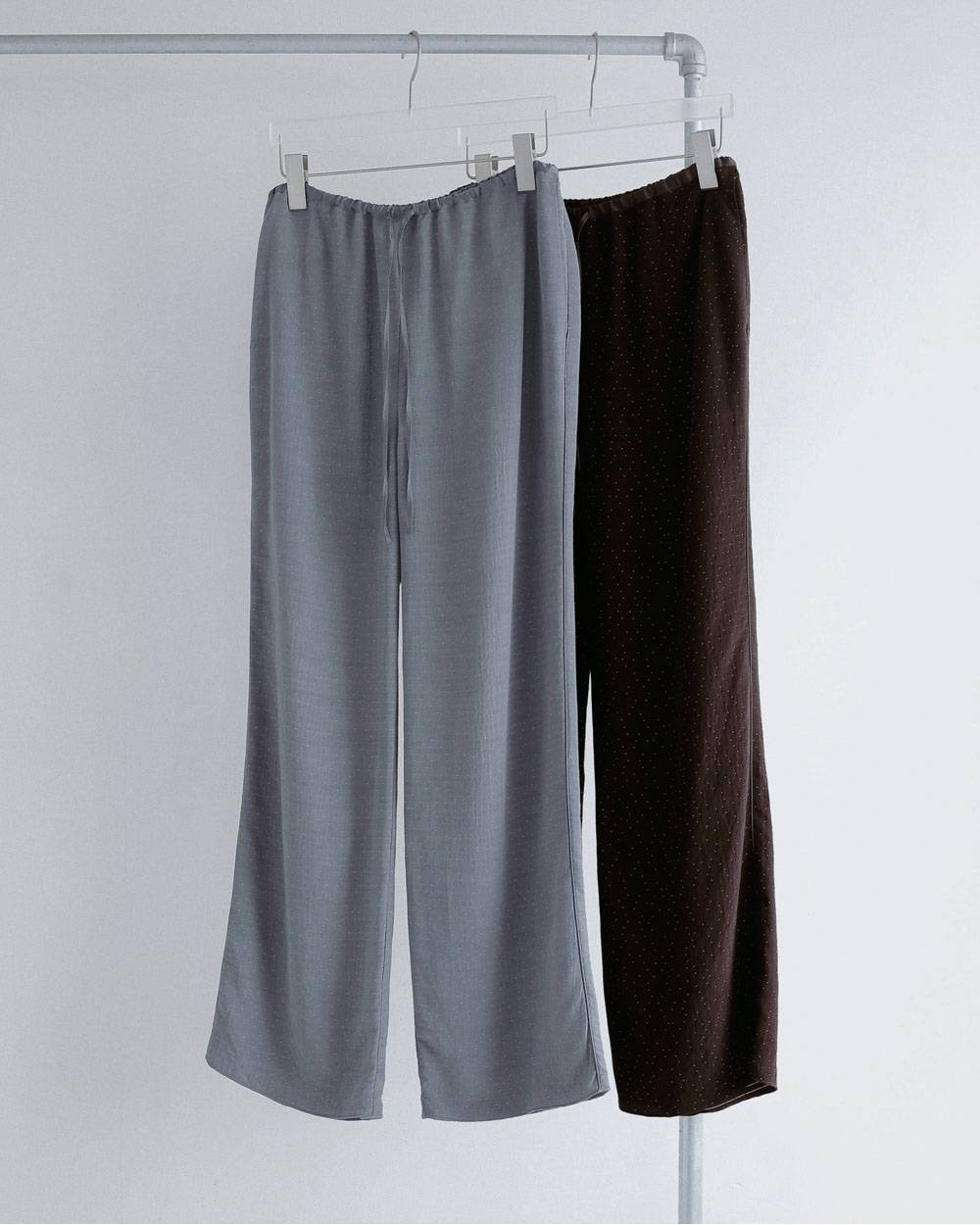 Dotjacquard Rough Pants Dotjacquard Rough Pants,ドットジャカード ラフ パンツ,62710716,ボトム,パンツ,柄,ànuke,アンヌーク,lifes,ライフズ,27ss