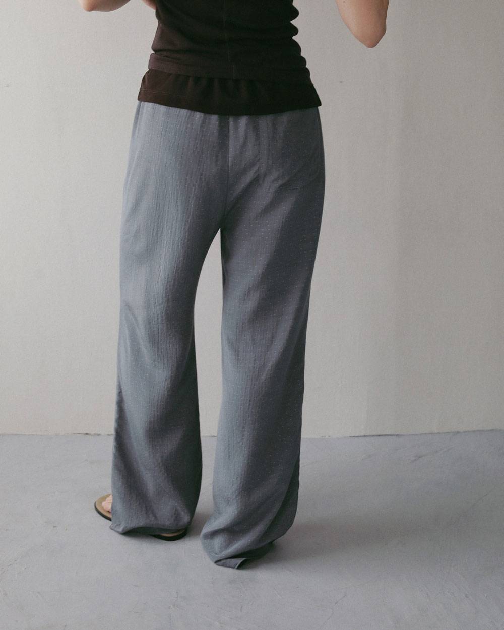 Dotjacquard Rough Pants Dotjacquard Rough Pants,ドットジャカード ラフ パンツ,62710716,ボトム,パンツ,柄,ànuke,アンヌーク,lifes,ライフズ,27ss