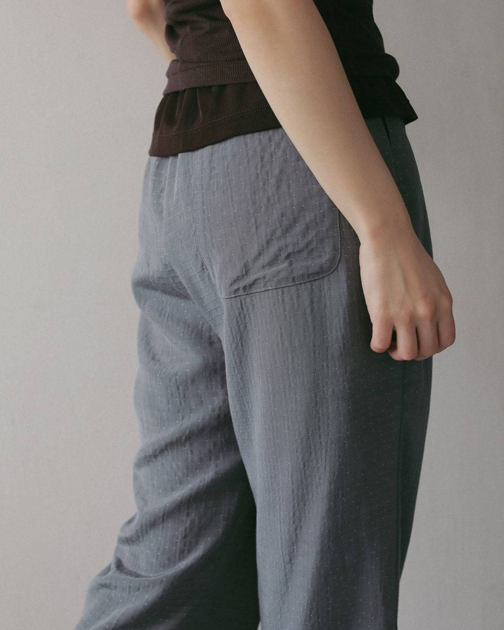Dotjacquard Rough Pants Dotjacquard Rough Pants,ドットジャカード ラフ パンツ,62710716,ボトム,パンツ,柄,ànuke,アンヌーク,lifes,ライフズ,27ss