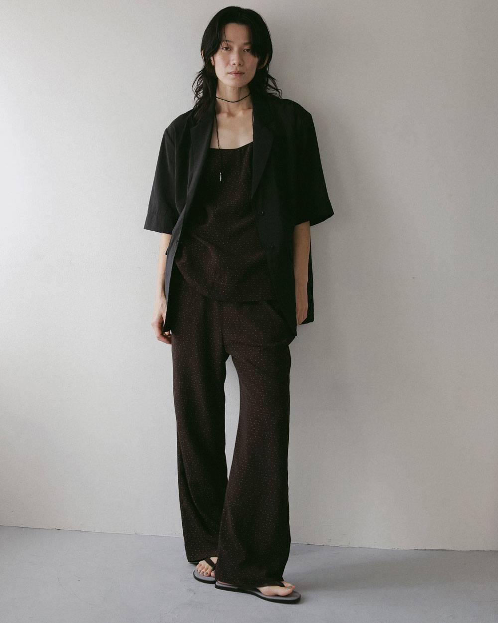 Dotjacquard Rough Pants Dotjacquard Rough Pants,ドットジャカード ラフ パンツ,62710716,ボトム,パンツ,柄,ànuke,アンヌーク,lifes,ライフズ,27ss