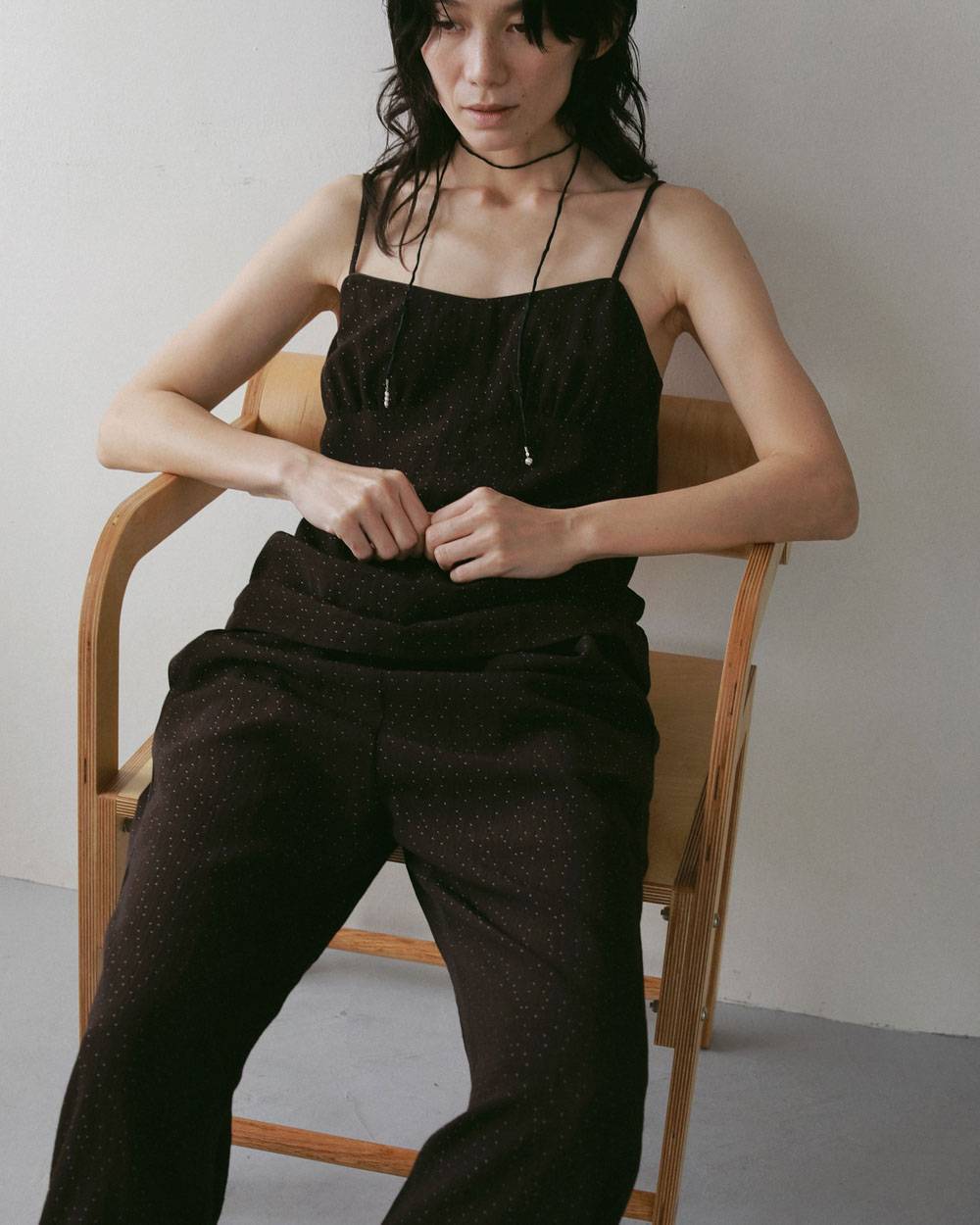 Dotjacquard Rough Pants Dotjacquard Rough Pants,ドットジャカード ラフ パンツ,62710716,ボトム,パンツ,柄,ànuke,アンヌーク,lifes,ライフズ,27ss