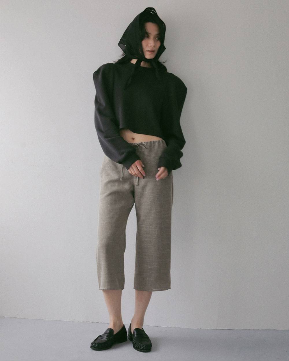 Tweed Mesh Capripants Tweed Mesh Capripants,ツイード メッシュ カプリパンツ,62710721,ボトム,パンツ,ànuke,アンヌーク,lifes,ライフズ,27ss