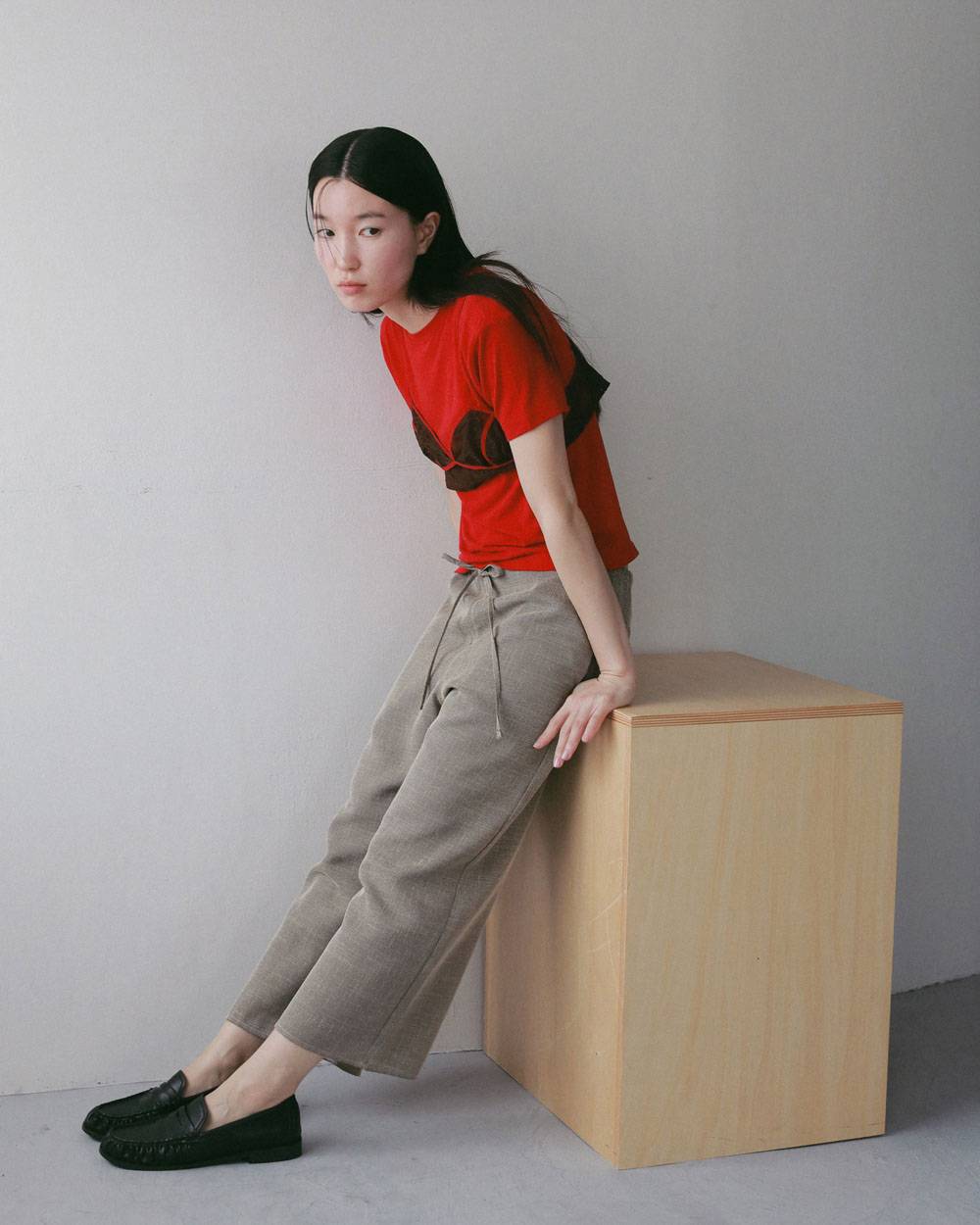 Tweed Mesh Capripants Tweed Mesh Capripants,ツイード メッシュ カプリパンツ,62710721,ボトム,パンツ,ànuke,アンヌーク,lifes,ライフズ,27ss