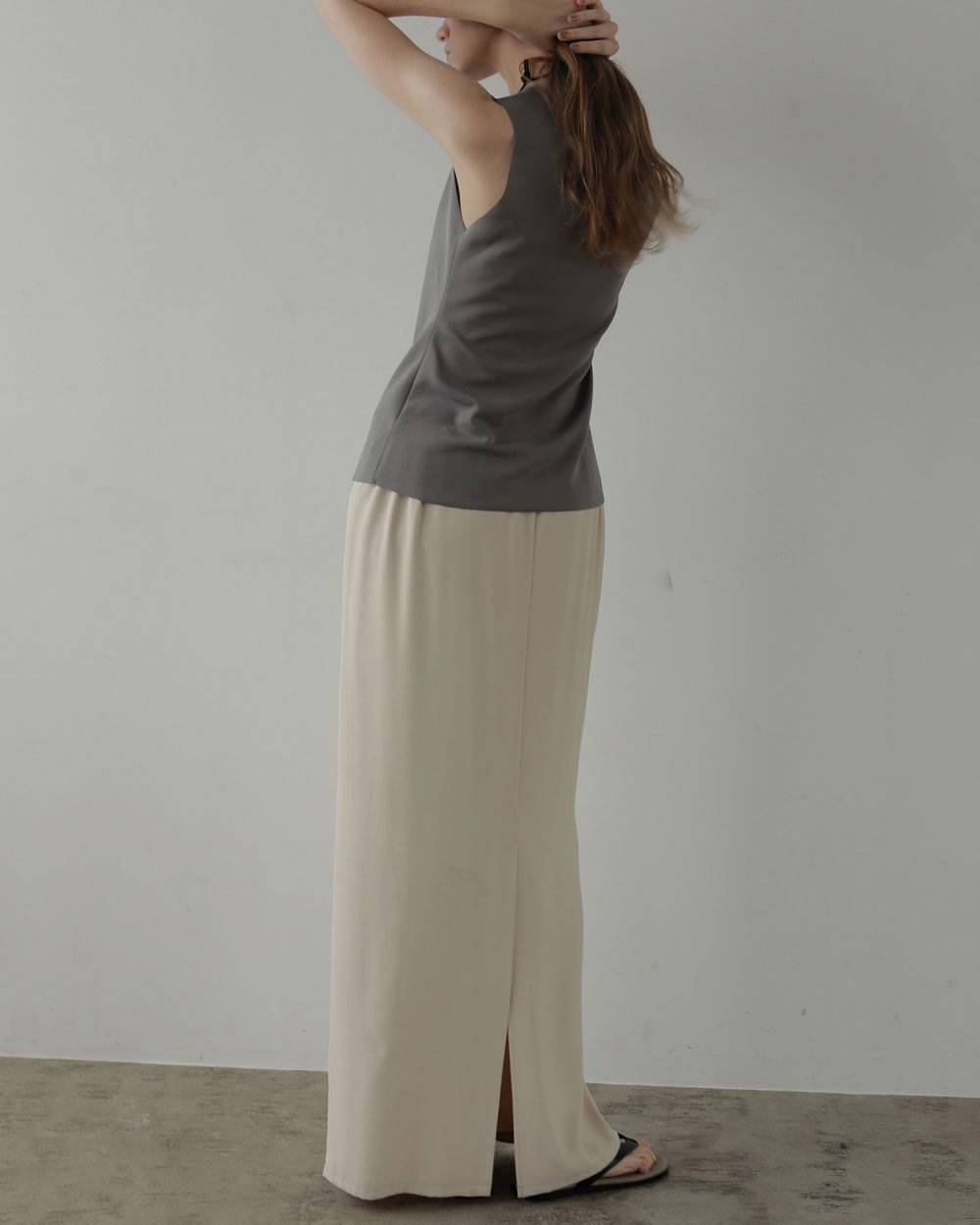 Georgette Pencil Skirt Georgette Pencil Skirt,ジョーゼット ペンシル スカート,62710803,スカート,ボトム,ペンシルスカート,ànuke,アンヌーク,lifes,ライフズ,27ss