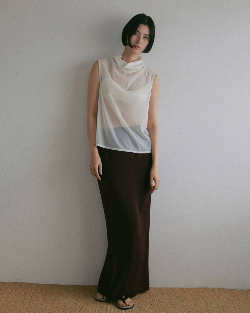 Georgette Pencil Skirt Georgette Pencil Skirt,ジョーゼット ペンシル スカート,62710803,スカート,ボトム,ペンシルスカート,ànuke,アンヌーク,lifes,ライフズ,27ss